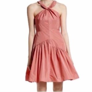 Rebecca Taylor NWT Pink Halter Dress Sz 6